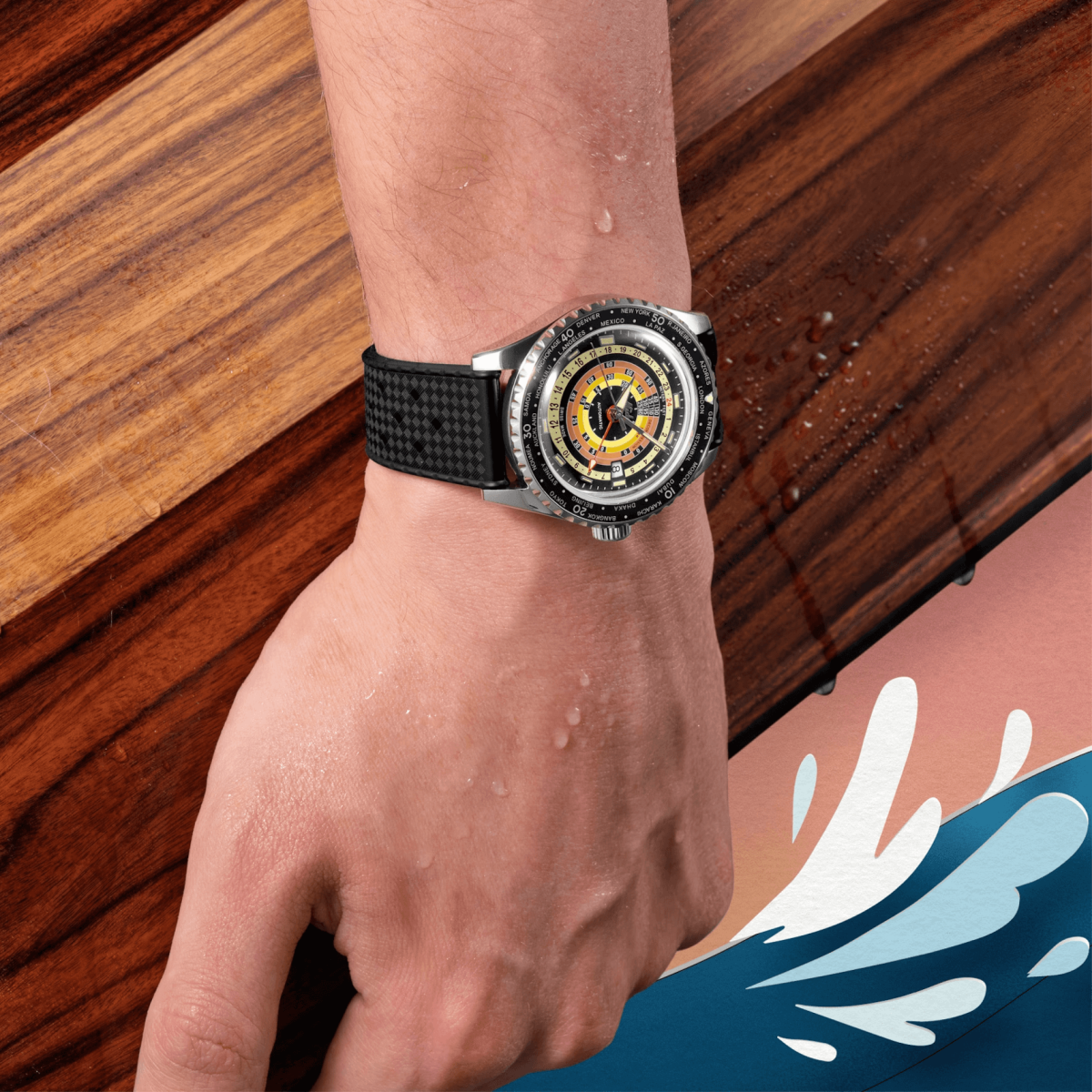 Mido Ra Mắt Đồng Hồ The Ocean Star Decompression WorldTimer